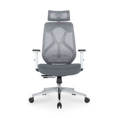 Aviva Ergonomic Office Chair - Grey / White 0