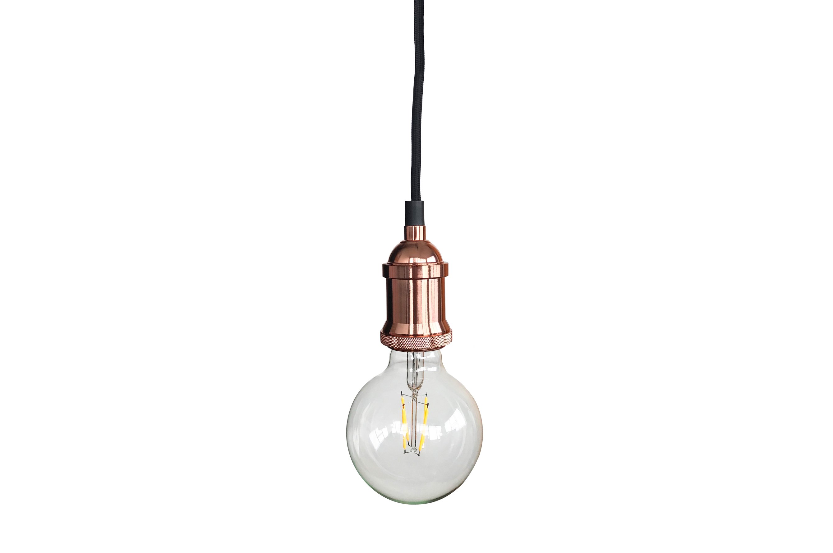 Vintage Hanging Bulb – Rose Gold [ZUCA]