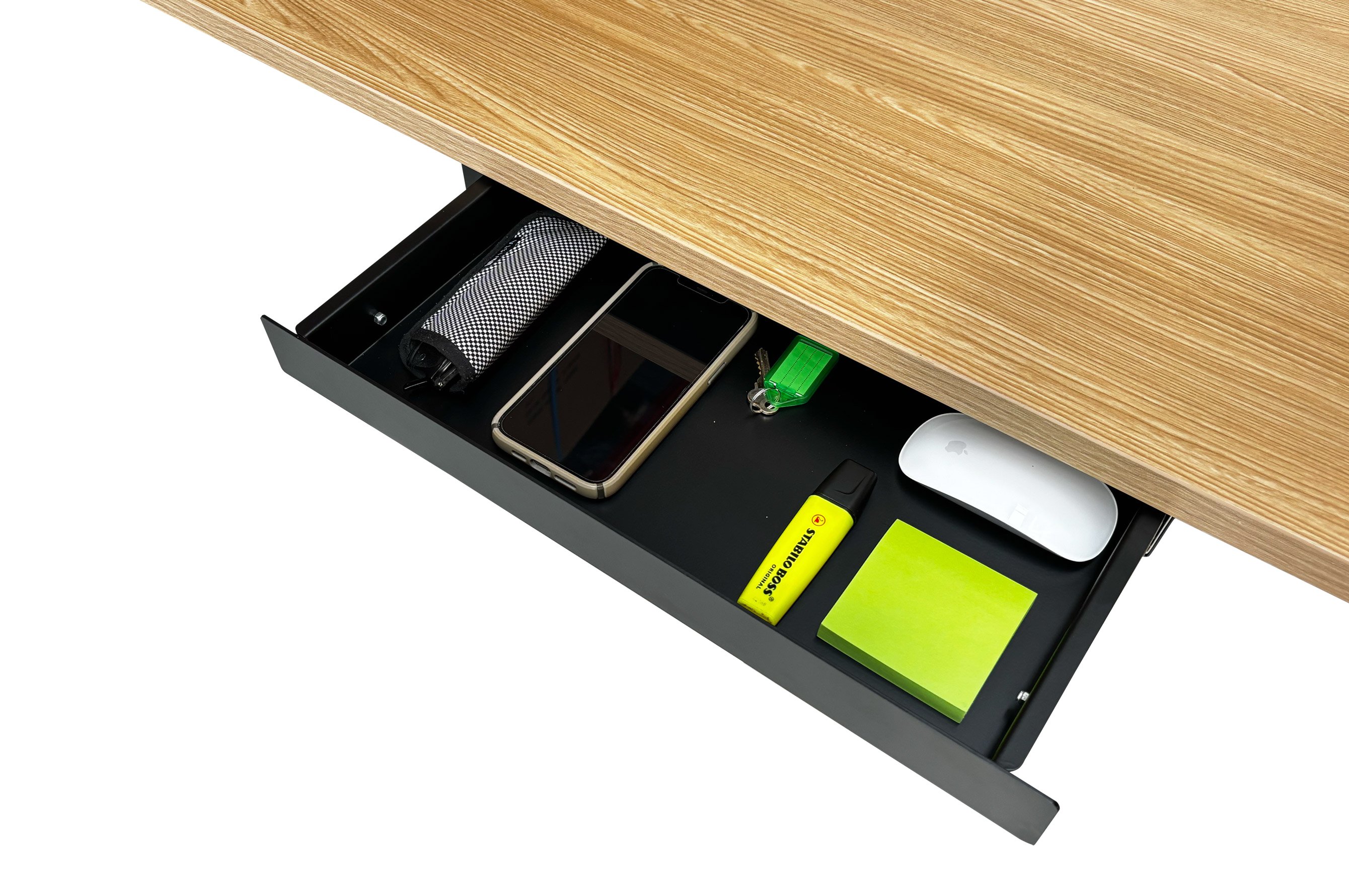 Metal Desk Drawer - Black [ZUCA]